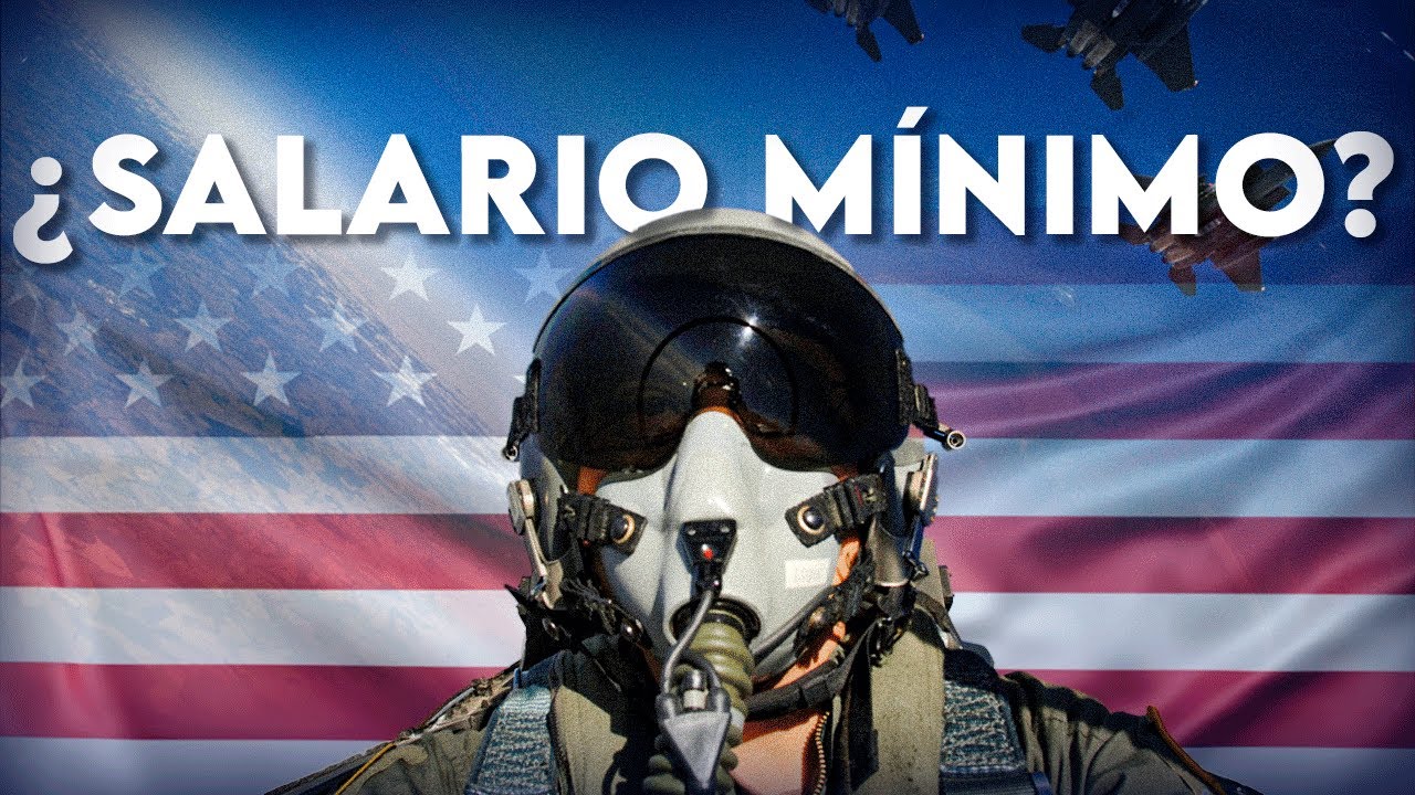 &iquest;CU&Aacute;NTO GANA un PILOTO de COMBATE en EE.UU.?✈️ [Cifras REALES]
