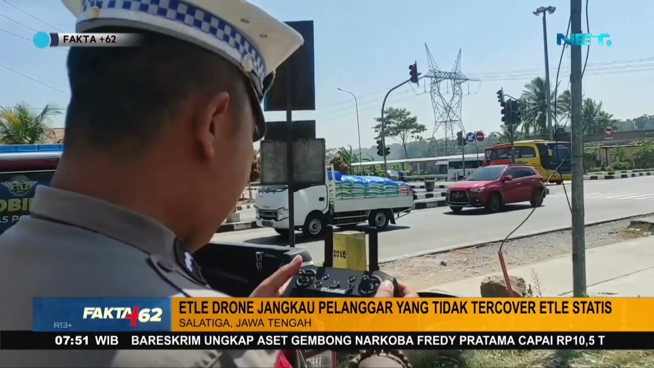 Canggih!! Drone ETLE Menangkap Pelanggar LaLin - Fakta +62