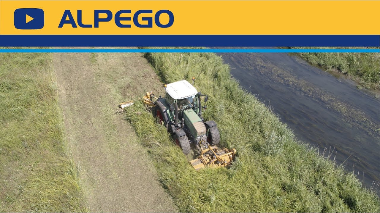 Combination of flailmowers ALPEGO Trilat TL33 and Trisar TR46