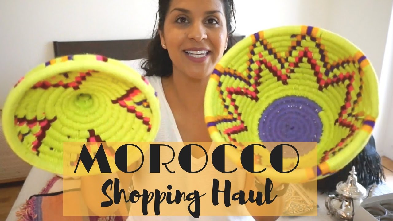 MOROCCO Shopping Haul | Outdoor Market | Flight Attendant Life
