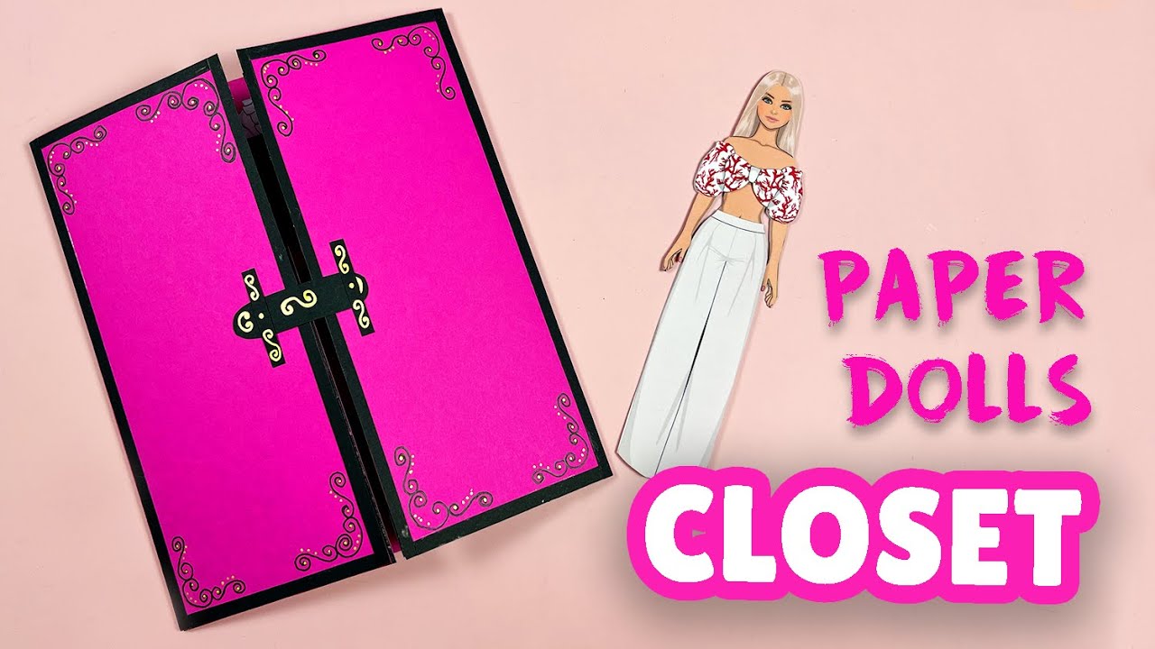 How To Make Closet For Paper Dolls | Doll Crafts