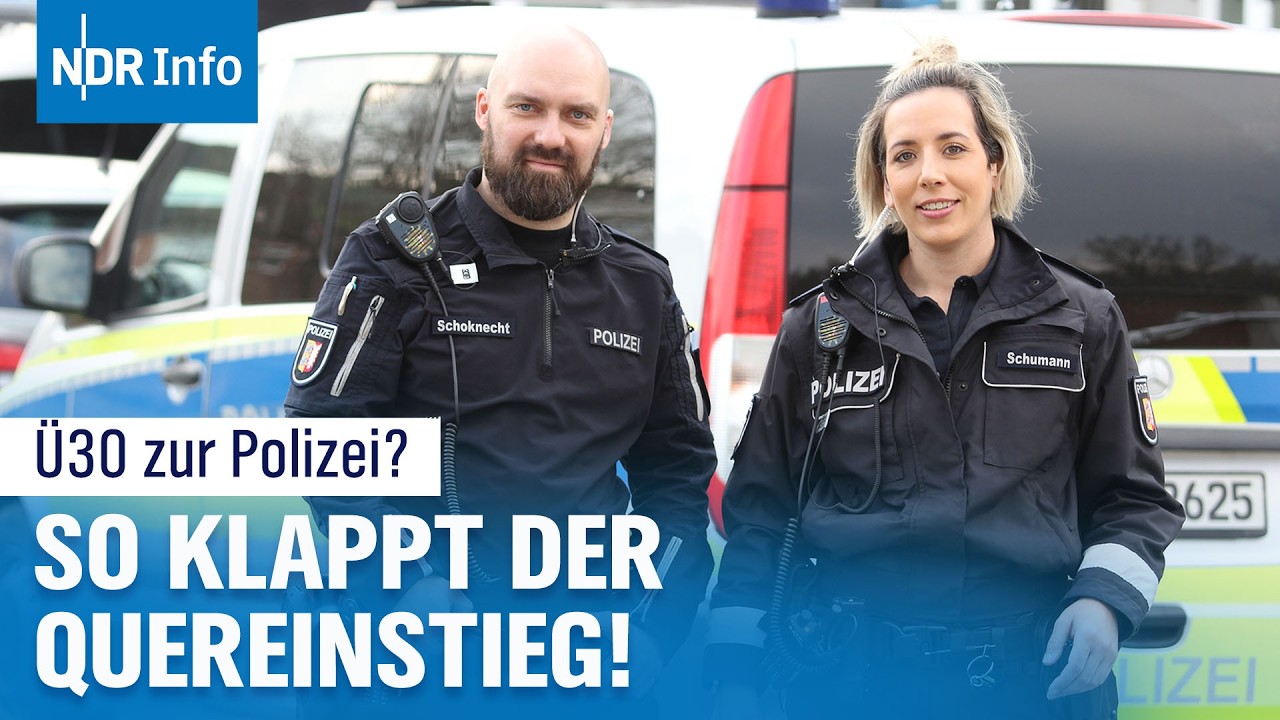 Mut zur neuen Karriere: Quereinstieg in den Traumberuf Polizei I NDR Info