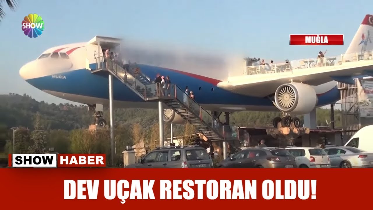 Dev uçak restoran oldu!