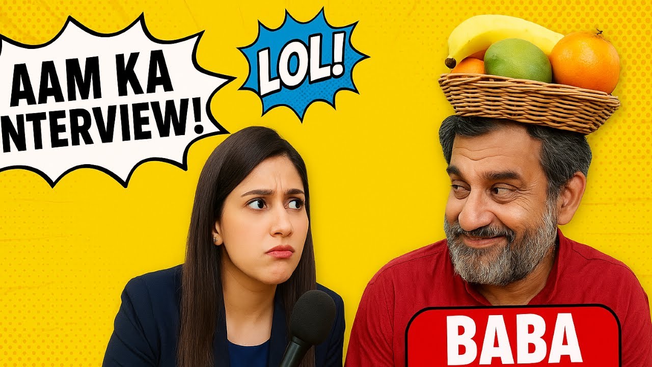 Pakistani Anchor vs Fruit Baba | Funny Interview Comedy Scene 2025