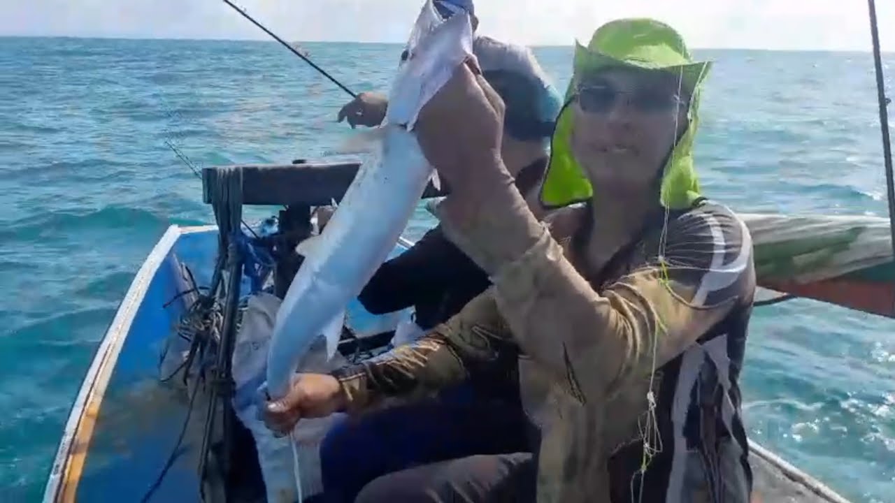 Foi impressionante os peixes que apareceram nessa pescaria só as qualidades boas 
