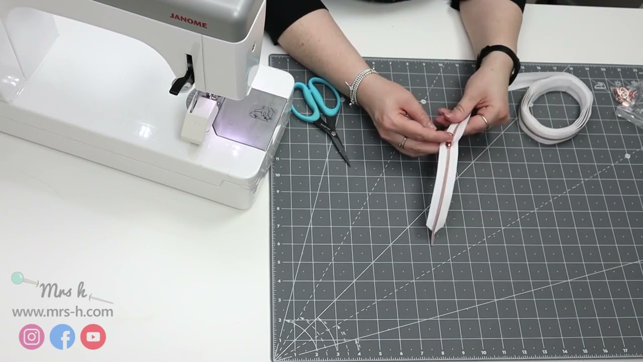 How to add zip pulls to continuous zip tape