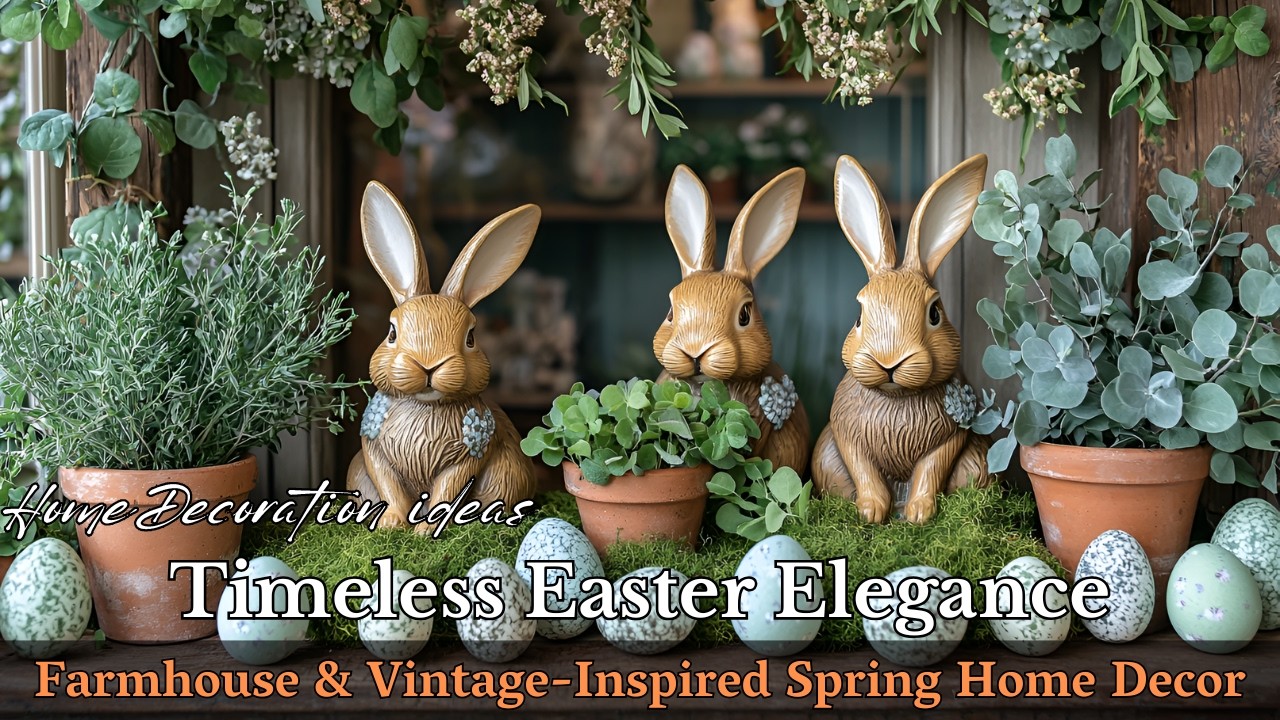 Spring Farmhouse Elegance: Top Easter Decorating Ideas with Vintage Charm