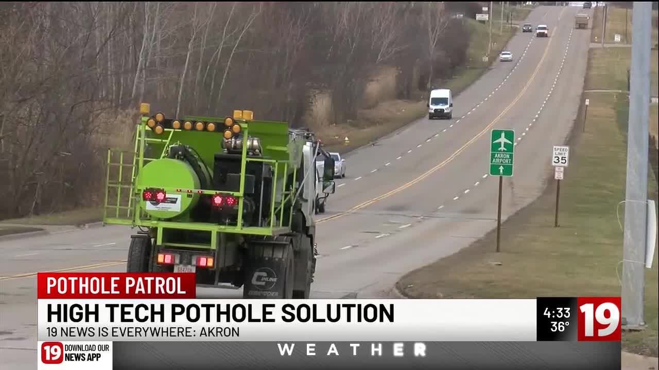 High tech pothole solution