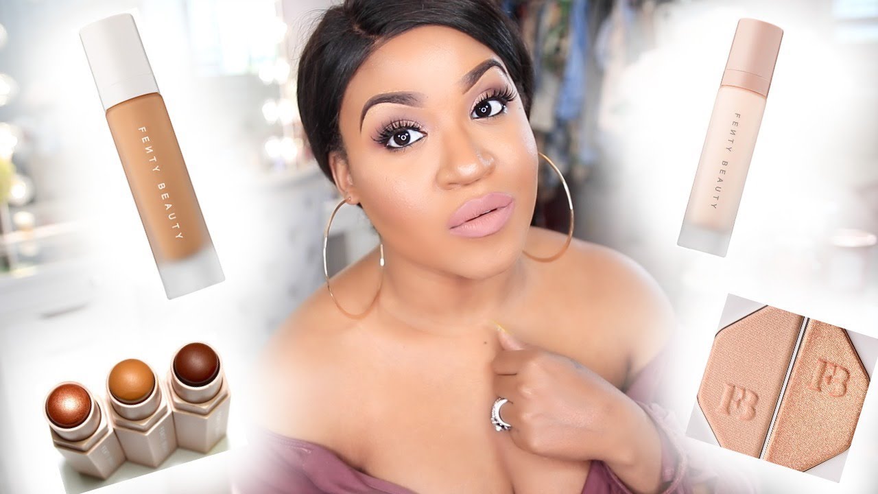 Пробую косметику Fenty Beauty от Рианны!! Мои первые впечатления | NitraaB
