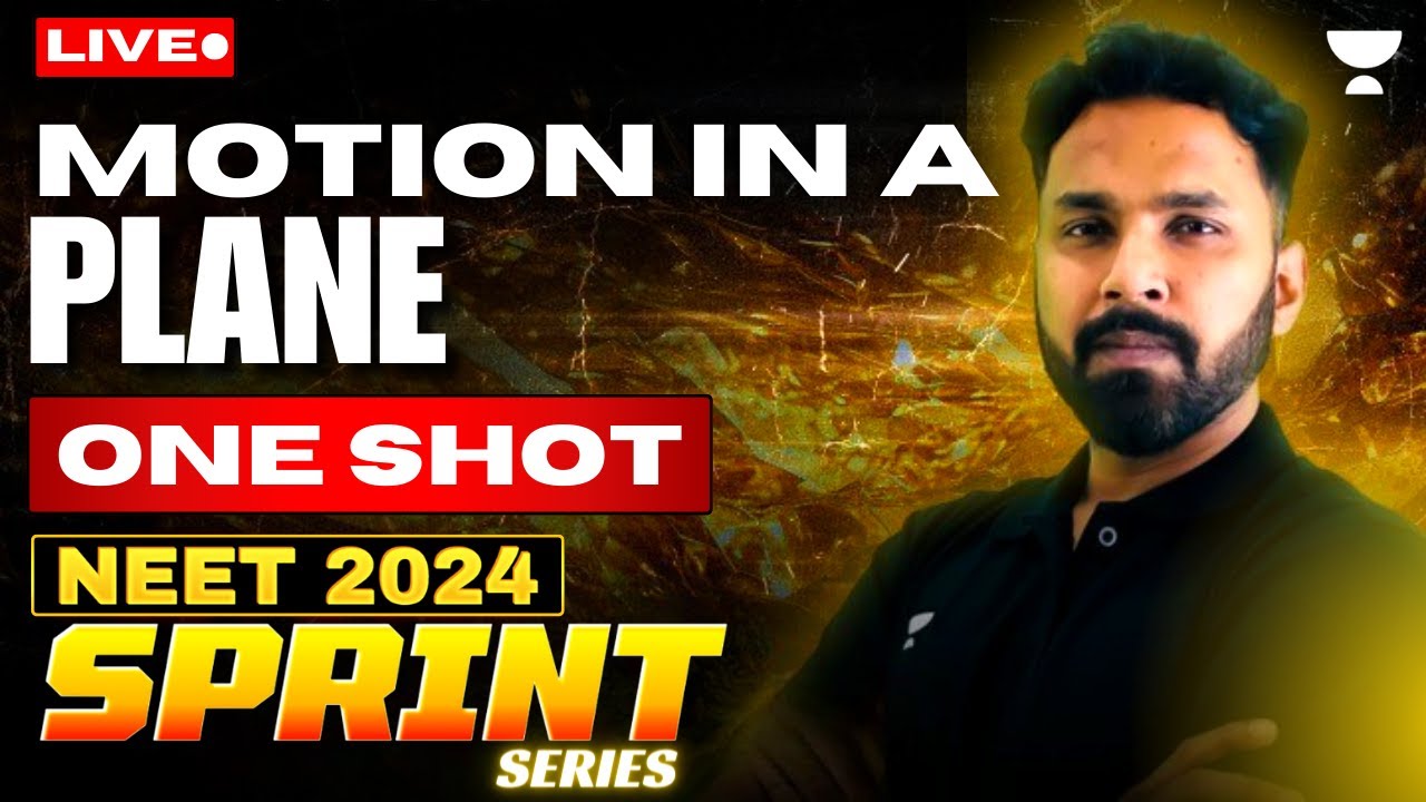 Motion in a Plane | Sprint Series for NEET 2024 | Anupam Upadhyay