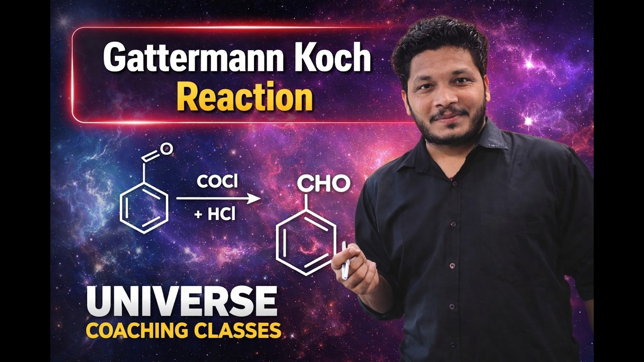 Gattermann koch reaction|12 board's|#class12chemistry #chemistry