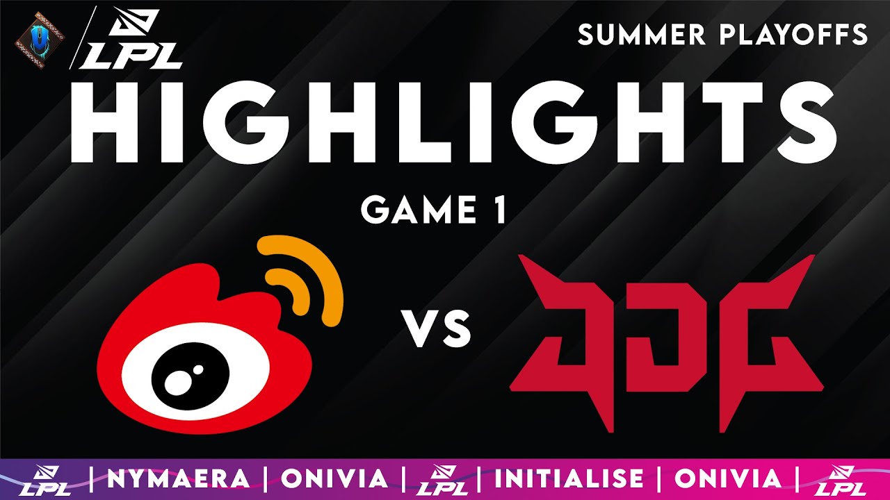 WBG vs JDG Highlights Game 1 | LPL Playoffs 2025 | Weibo Gaming vs JD Gaming by Onivia