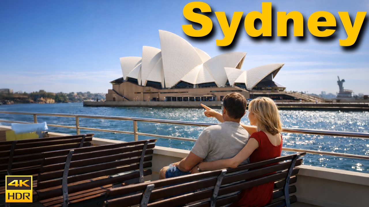 Sydney Australia Walking Tour - Circular Quay to Watsons Bay by Ferry | 4K HDR