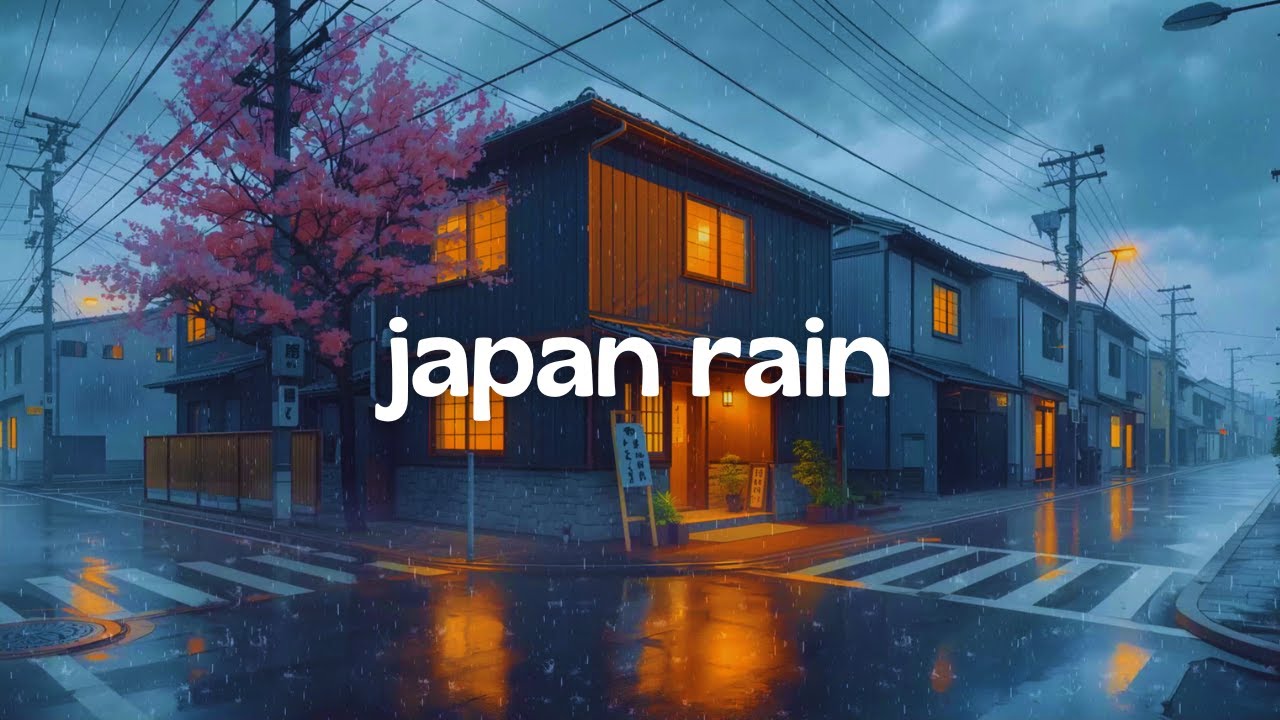 Rainy Café Ambience 🌧️ Japanese Lofi Beats to Stay Focused