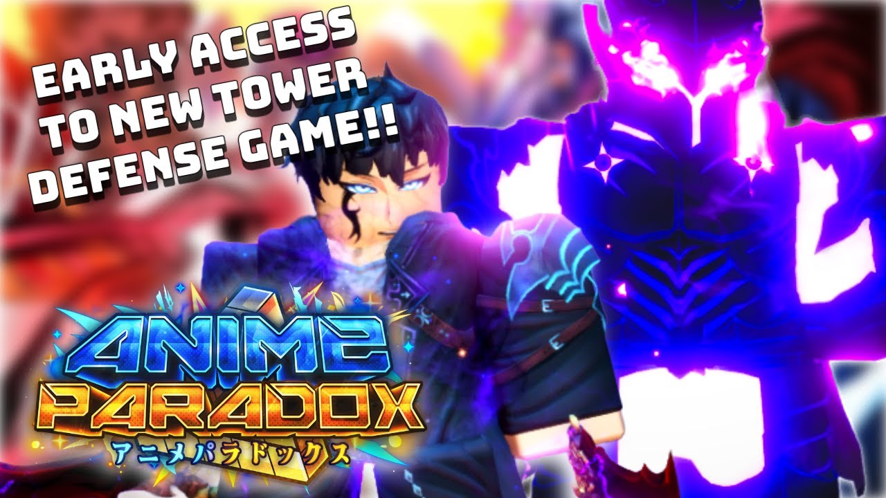 Trying Out *NEW* Anime Tower Defense EARLY ACCESS!!! ANIME PARADOX!! (Roblox)