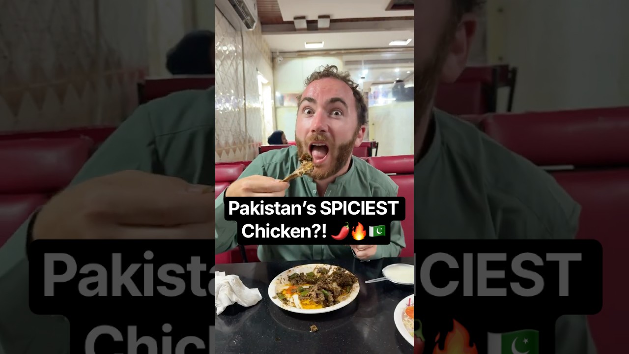 Could YOU handle Pakistan&rsquo;s SPICIEST chicken? 🌶️🥵