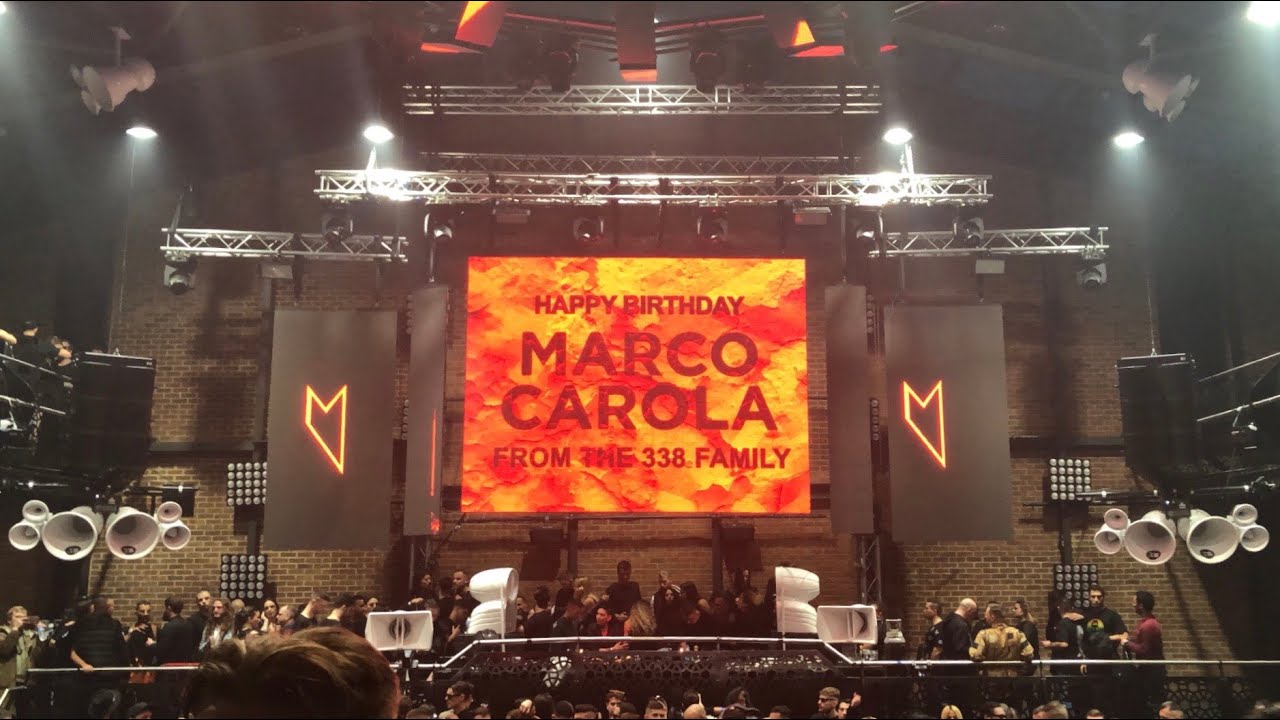Marco Carola @ Closing Set Music On The Birthday 08/02/2020 Studio 338 London