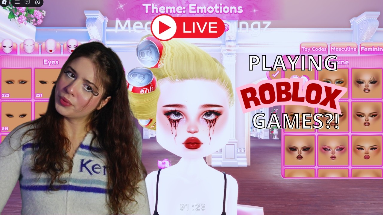 PLAYING ROBLOX GAMES - DTI AND MORE