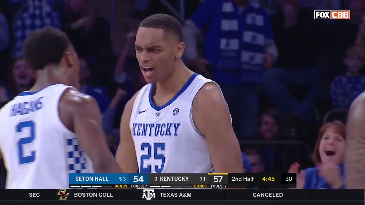 Seton Hall def. #9 Kentucky Highlights - #BIGEASThoops