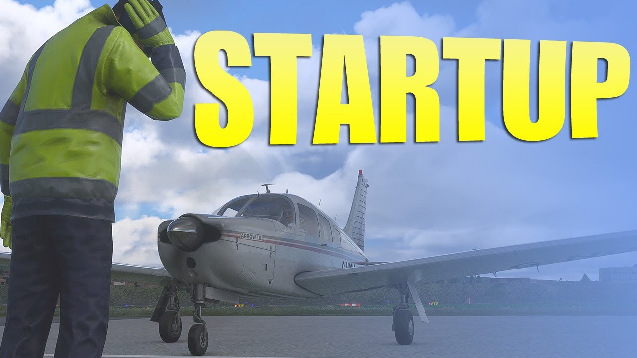 MSFS : Just Flight Piper PA-28R Arrow III : Startup tutorial