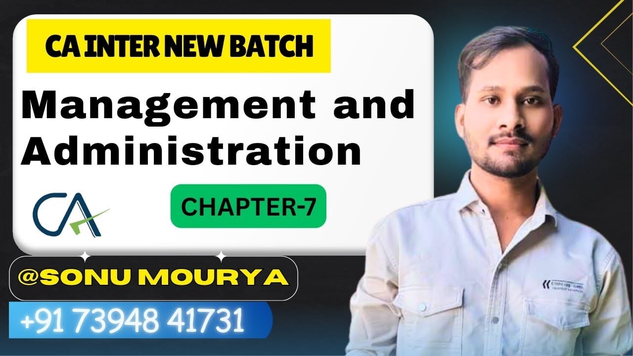 management & administration lec.10 company law