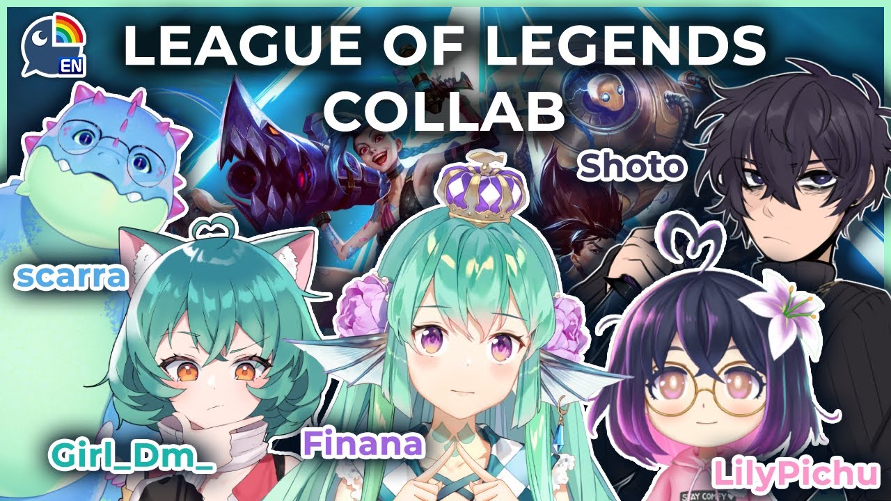 【LEAGUE OF LEGENDS】 OH NO 【NIJISANJI EN | Finana Ryugu】 | 「Ft. LilyPichu, scarra, Girl_Dm_ & Shoto」
