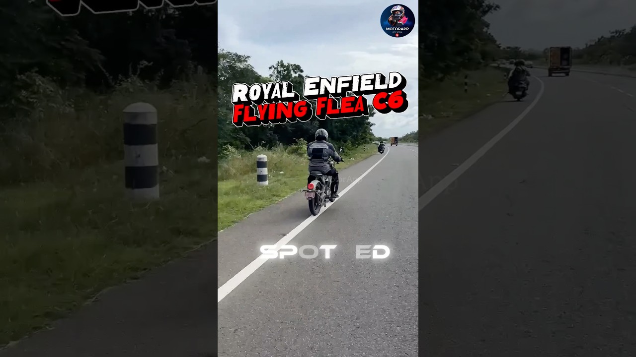 Royal Enfield’s Upcoming Fully Electric ⚡️ Bike Flying Flea C6 Spotted 🤩 