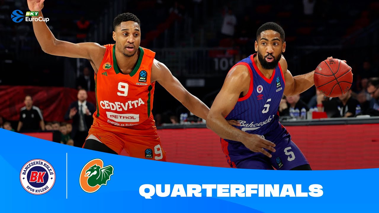 COMING BACK from DEEP to MAKE HISTORY! | Bahcesehir - Cedevita | QF 2024-25 BKT EuroCup HIGHLIGHTS