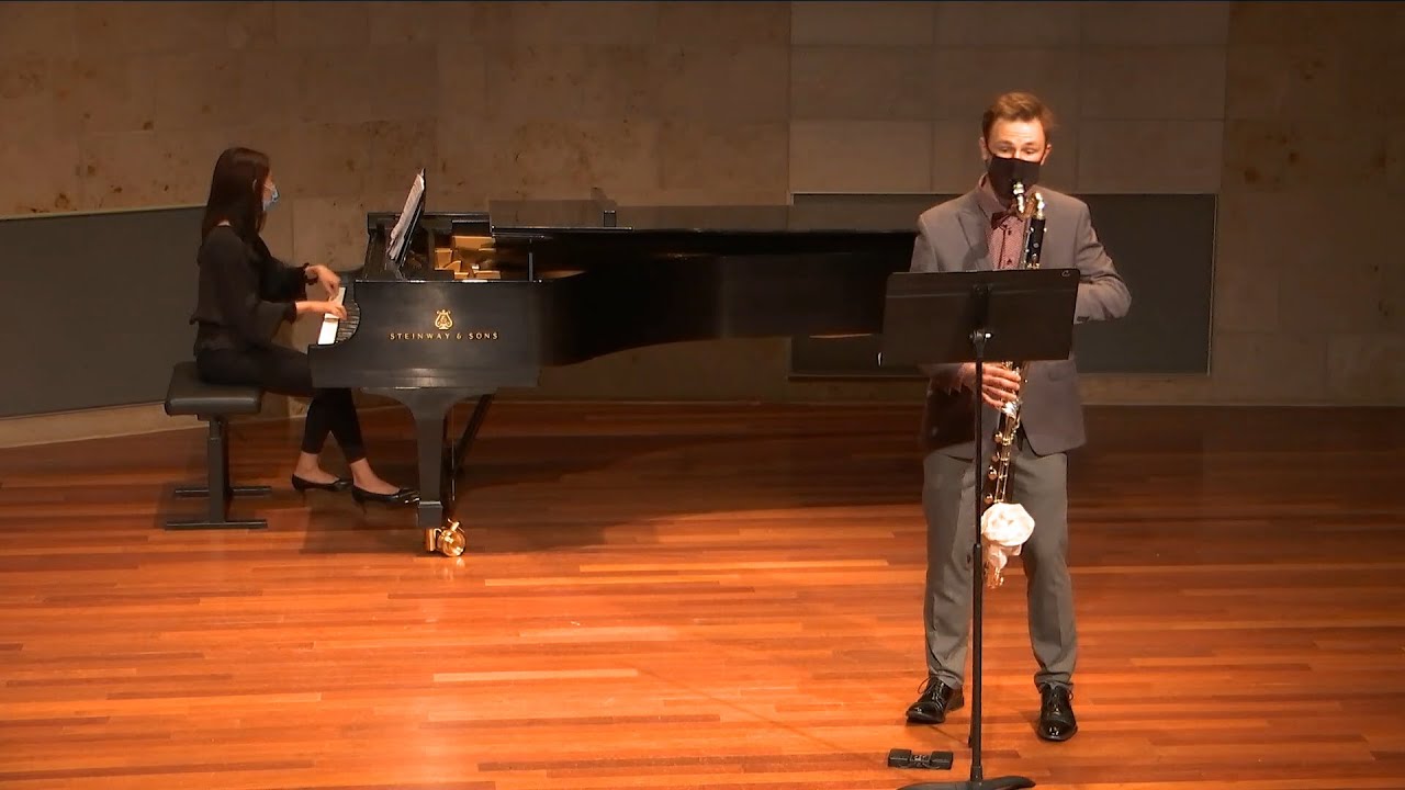 Davis Hampton - Saint-Saëns: Sonata for Bassoon (Bass Clarinet) and Piano op. 168