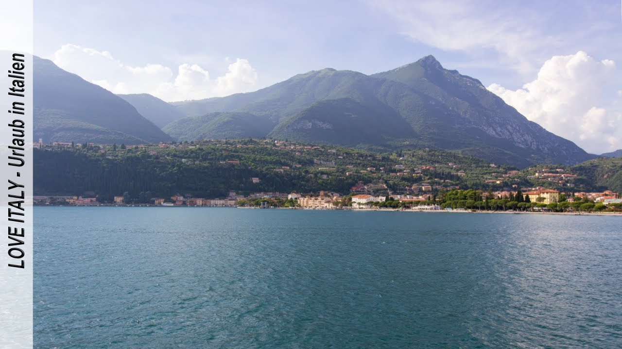 Fahrt mit Autofähre am Gardasee [4K]