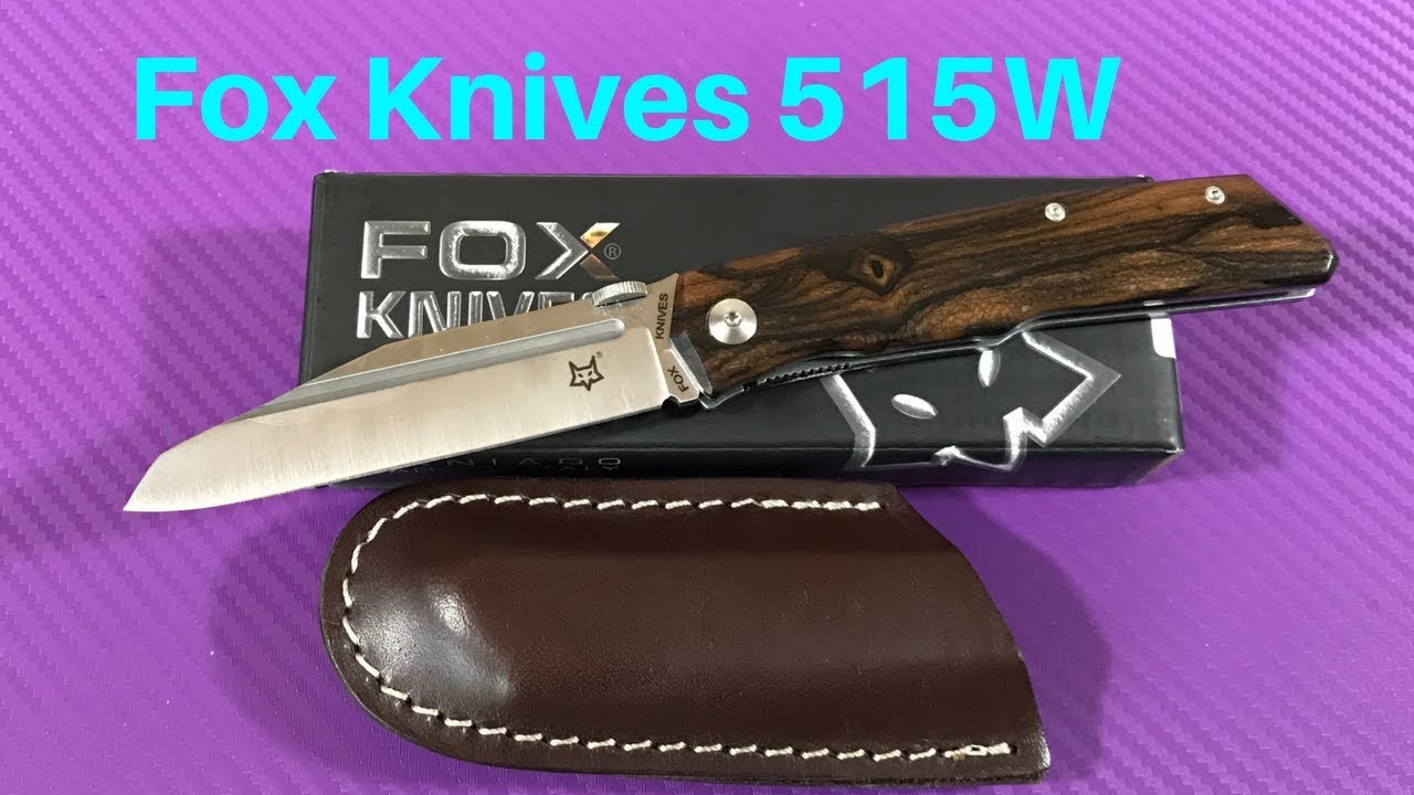 Fox Knives model 515W Terzuola design linerlock knife with N690co steel
