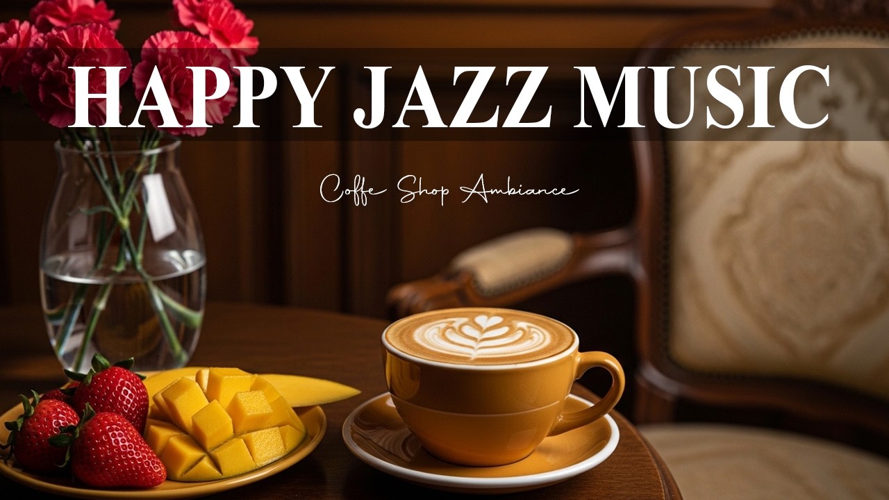 Happy Jazz Music 🎄 Cofee Shop Ambiance Music and Sweet Jazz Cafe Music for Morning Coffee