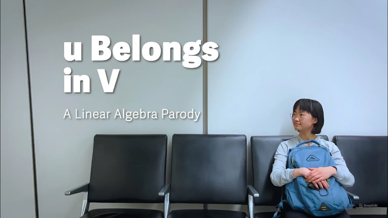 ‘U BELONGS IN V’ M/V [Linear Algebra Taylor Swift 