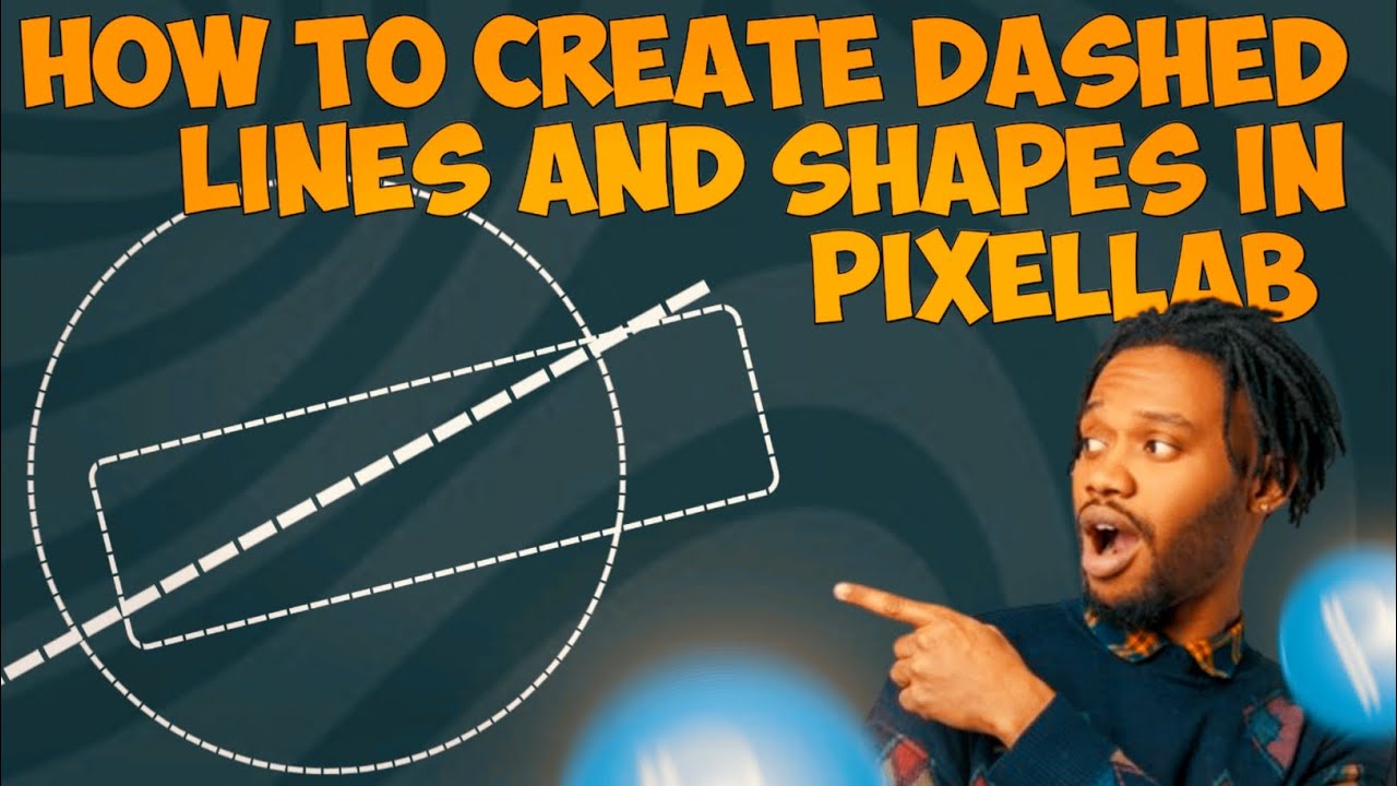 How to create dashed lines and shapes in Pixellab