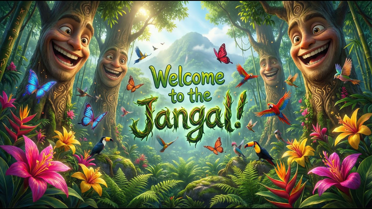 In the jangal | English Poem | Rhymes