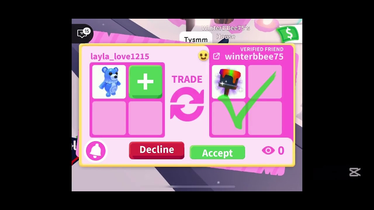 Give away second winner!! #adoptme 