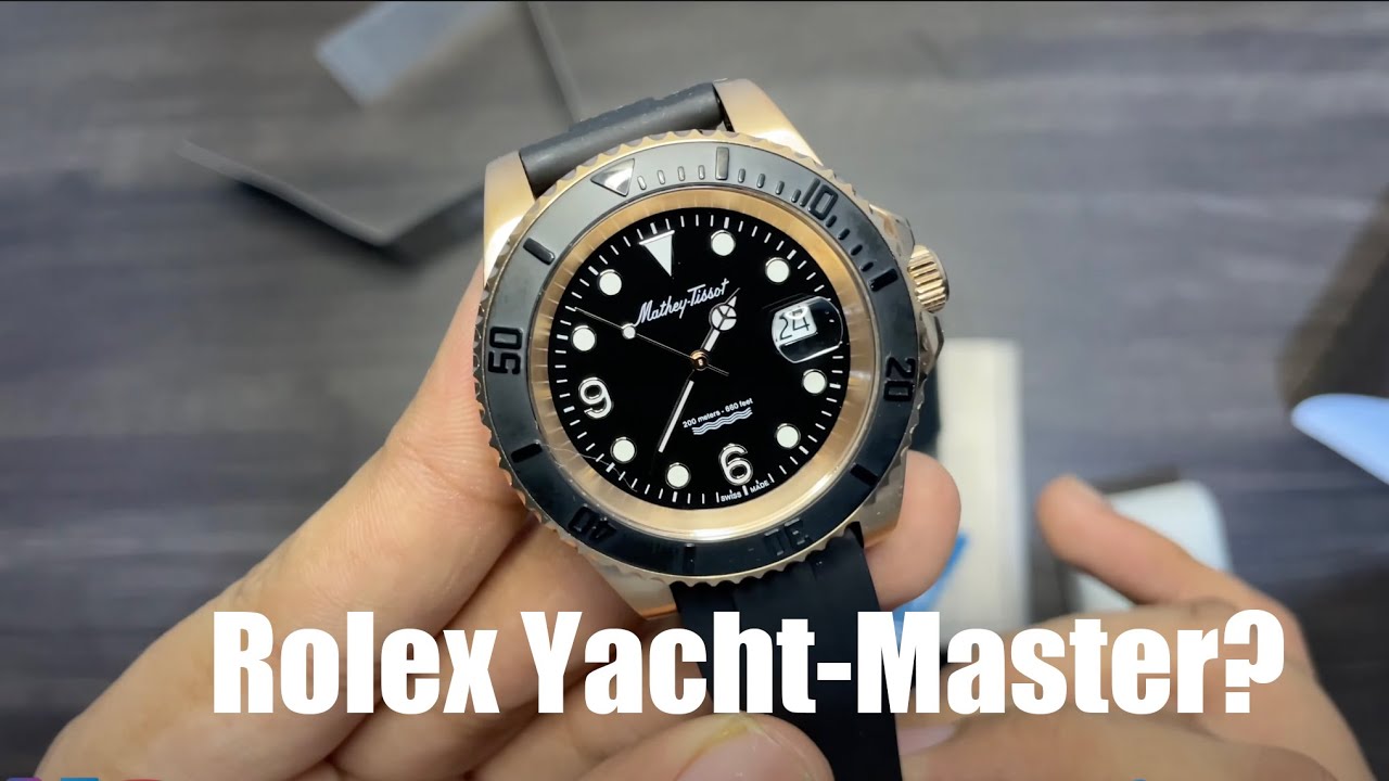MATHEY TISSOT | H909PN | Cheap Swiss Rolex Yacht Master? | Unboxing