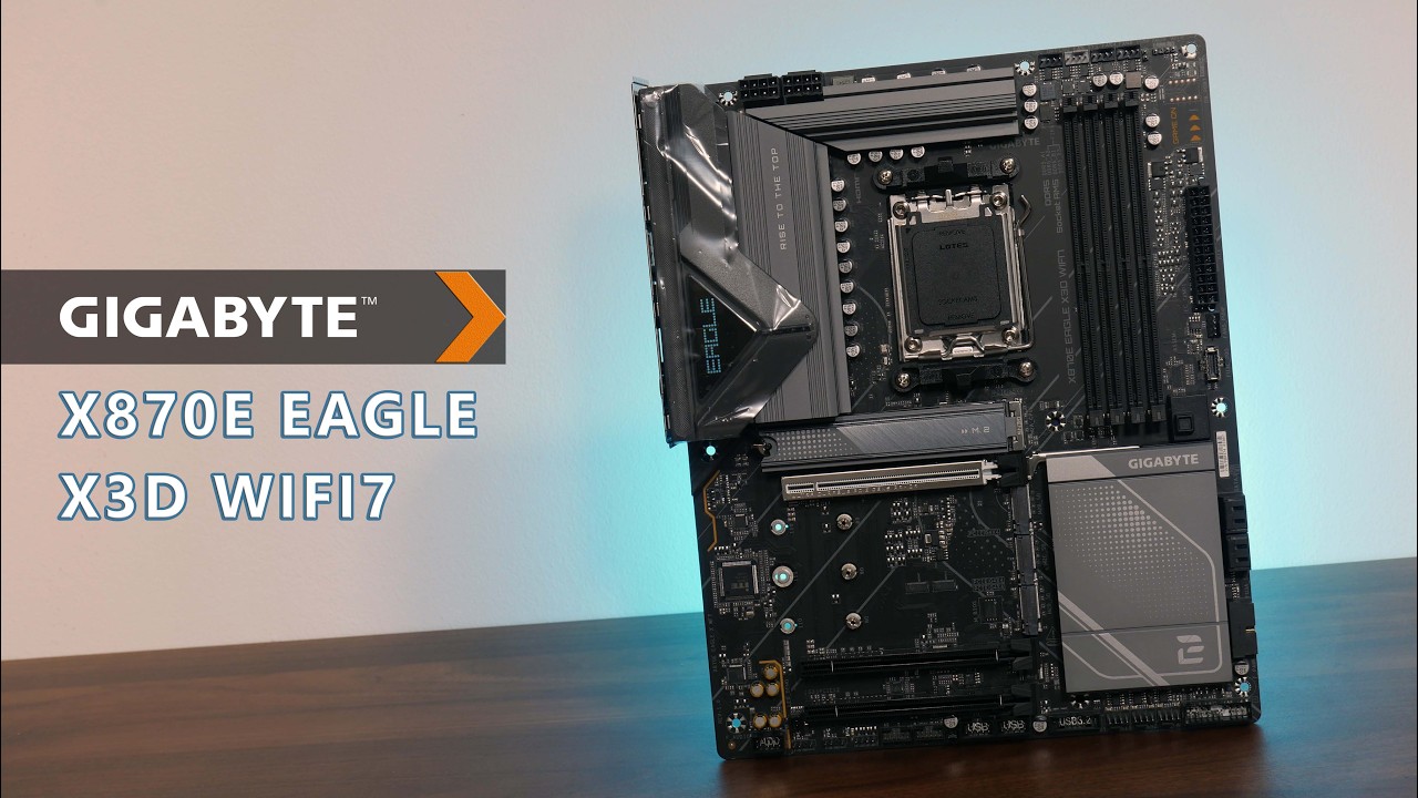 To nowa, pozbawiona zbędnych dodatk&oacute;w płyta gł&oacute;wna AMD X870E! Gigabyte X870E EAGLE X3D WIFI7 &ndash; ro...