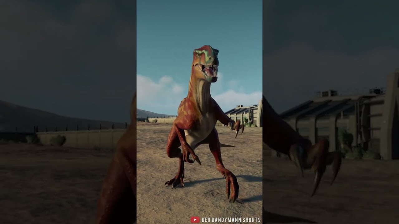 THE NEW AUSTRALOVENATOR IS REALLY SCARY! - Jurassic World Evolution 2 #Shorts