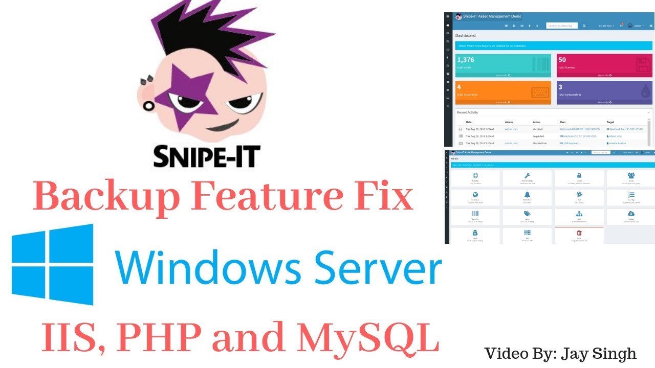 Part 2 - SNIPE-IT BackUp Fix