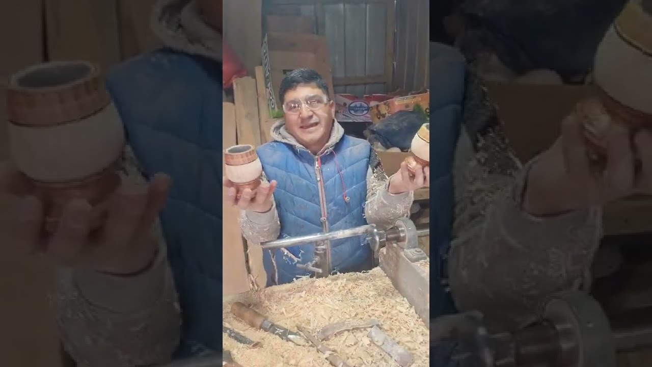 Creando Mate De Madera  - Artesania en Torneado Chile