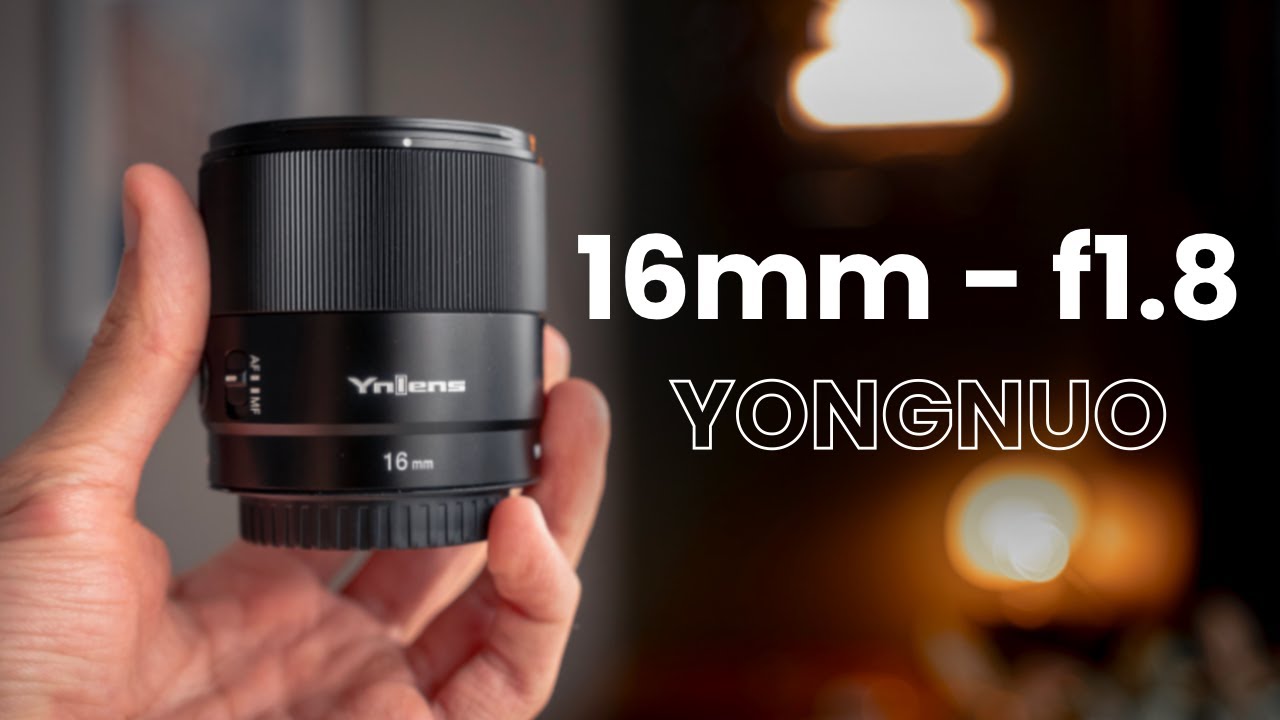 Lente Grande angular BARATA para SONY ZVE10 - Review Yongnuo 16mm f1 8