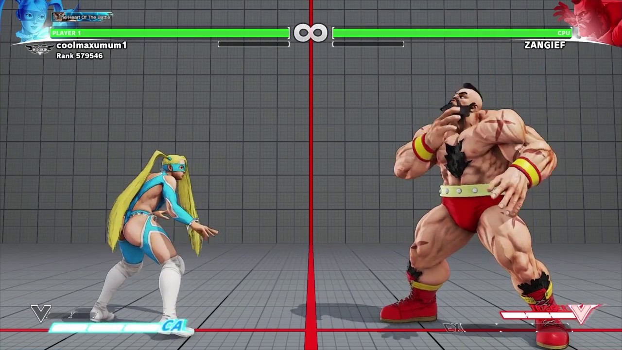 Street Fighter V all idle animations