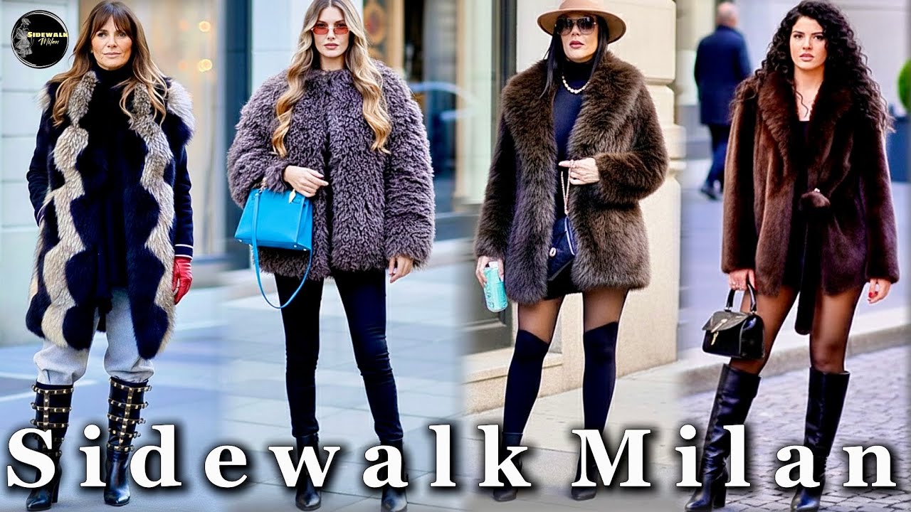 Milanese Faux Fur Trend 2026 | The Iconic Winter Looks | Milan Street Style Fashion 🇮🇹 