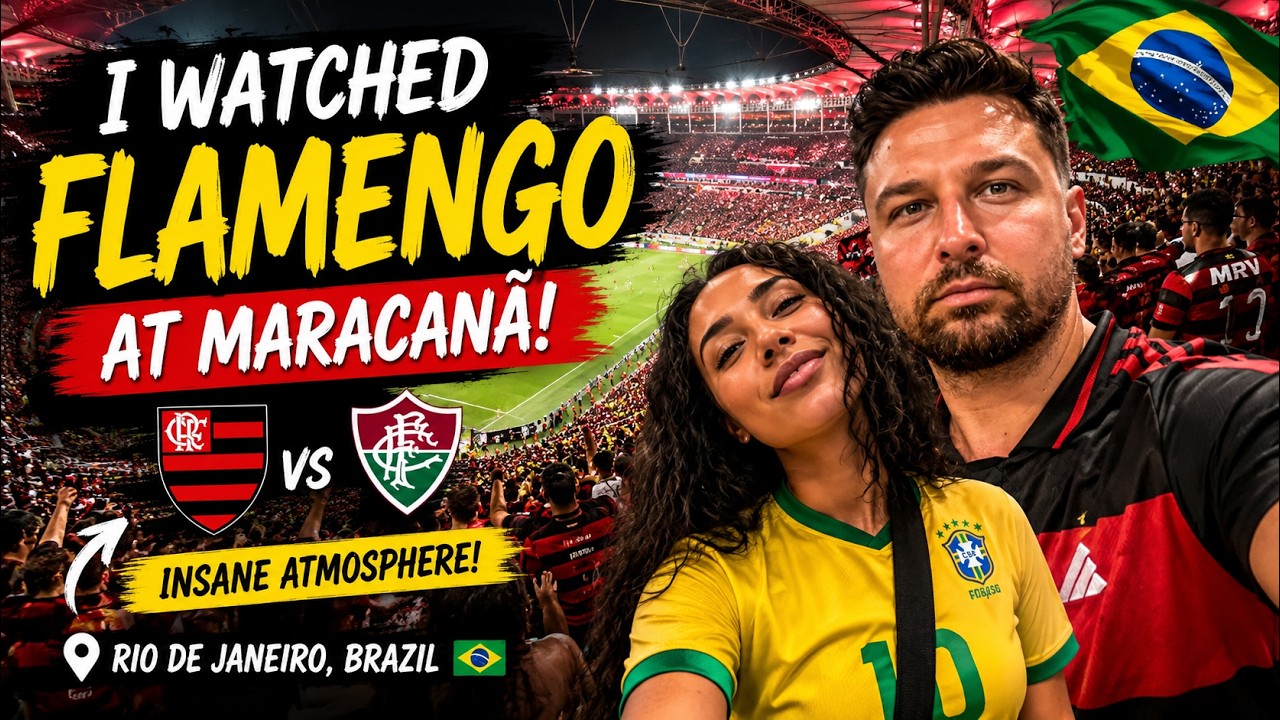 Я окунулся в самую БЕЗУМНУЮ футбольную атмосферу Бразилии! ⚽️ 😍🇧🇷