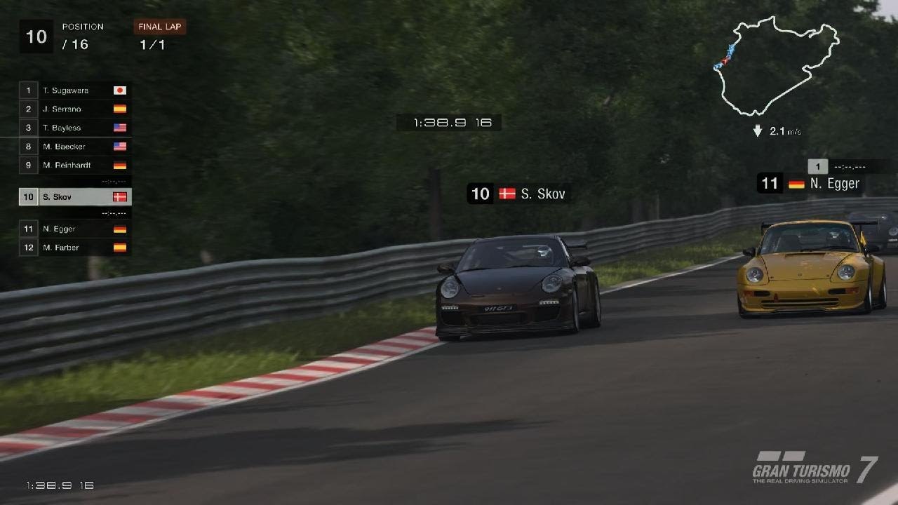 GT7 Porsche Cup - Nürnbergring  Nords. Chase cam.