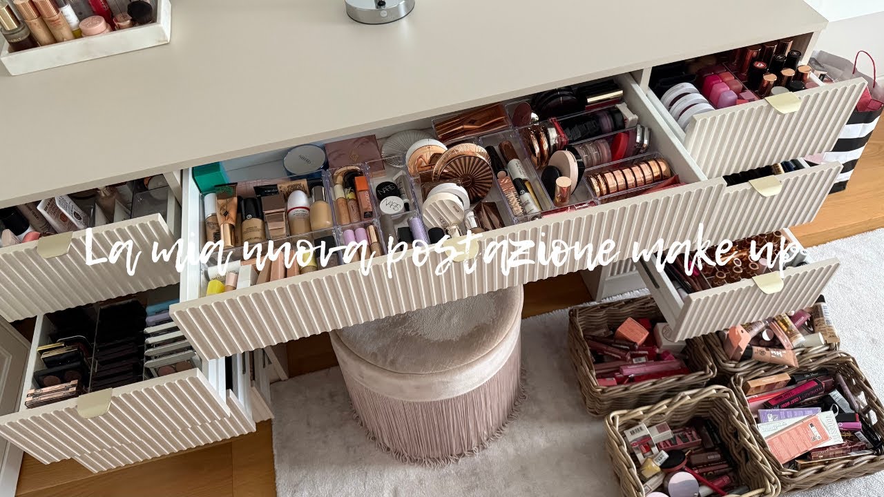LA MIA NUOVA POSTAZIONE MAKE UP | Organize with me | My Beauty Fair