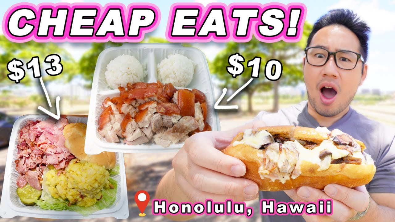CHEAP EATS *Local's Only* SPOTS! || [Honolulu, Hawaii] Local Plate Lunch, Sandwiches and Steak!