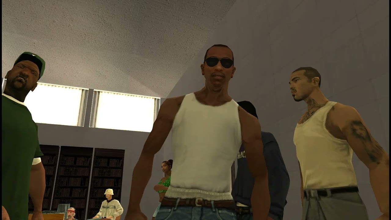 Gta San Andreas Mod First Person Mission 97 old Gameplay PC Laptop 