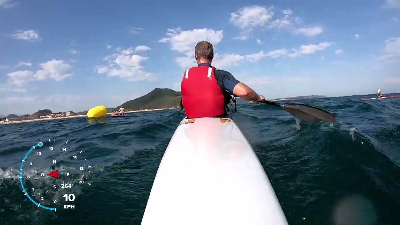 Surfski for beginners. My first race with the Fenn Bluefin-s. Part 2